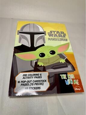 Star Wars Disney The Mandalorian Activity Book Stickers Pop Outs Baby Yoda Grogu